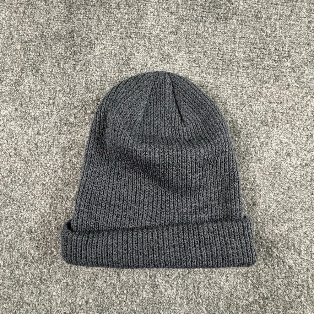 The North Face Beanie OSFA Blue Knit Cuffed‎ HexArmor Logo Winter Hat Unisex Ski